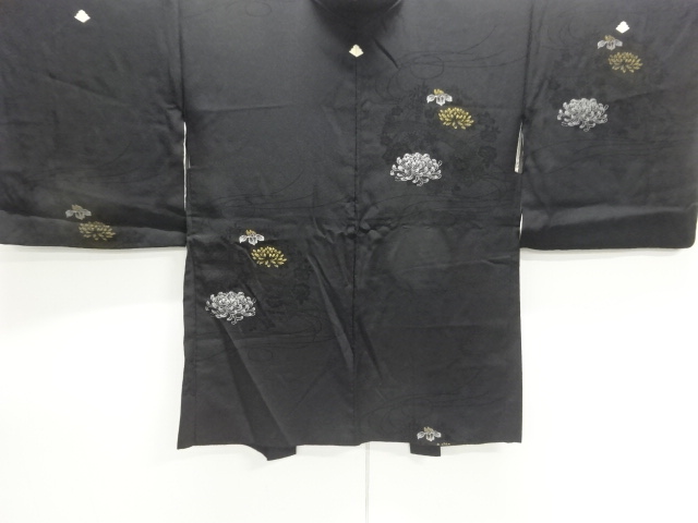 JAPANESE HAORI / WOVEN FLORAL PLANTS